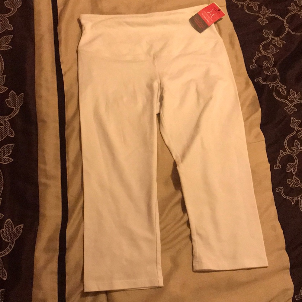 White work out leggings (yummie tummie)